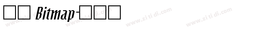音标 Bitmap字体转换